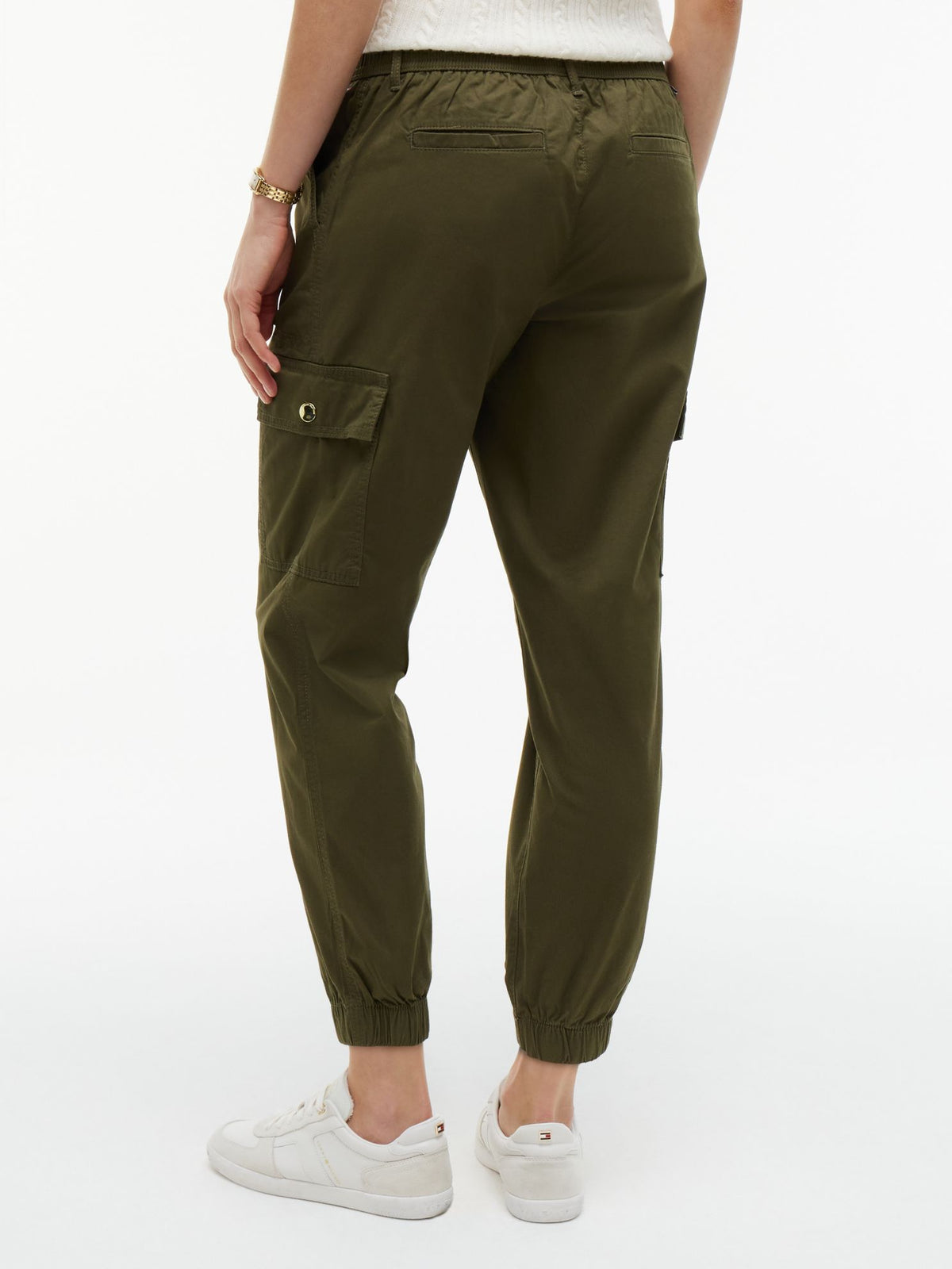 Tommy Hilfiger Stretch-Cotton Cargo Jogger