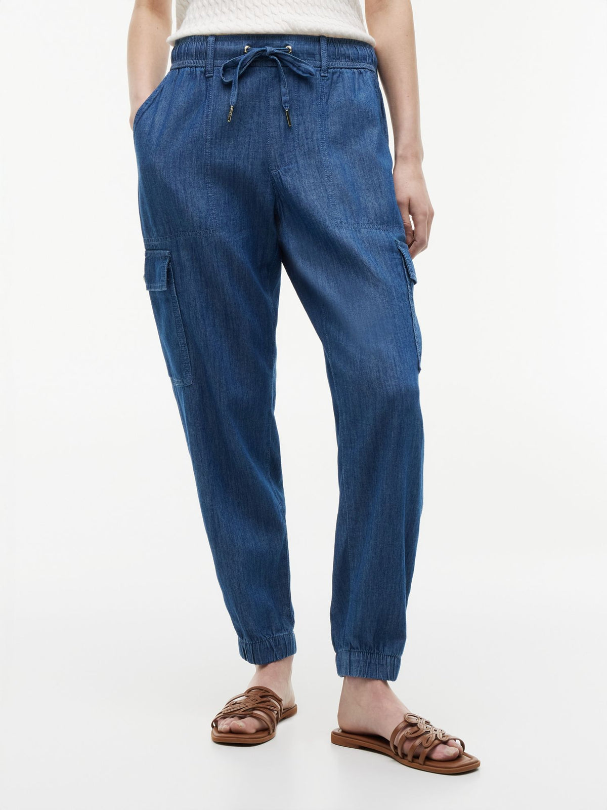 Tommy Hilfiger Stretch-Cotton Cargo Jogger