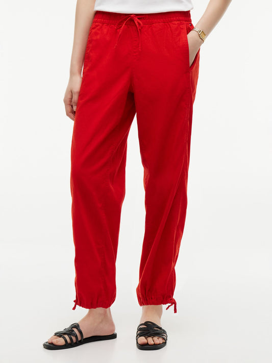 Tommy Hilfiger Linen-Cotton Blend Pull-On Pant