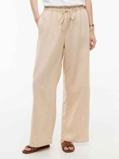Tommy Hilfiger Lightweight Linen-Blend Pull-On Pant