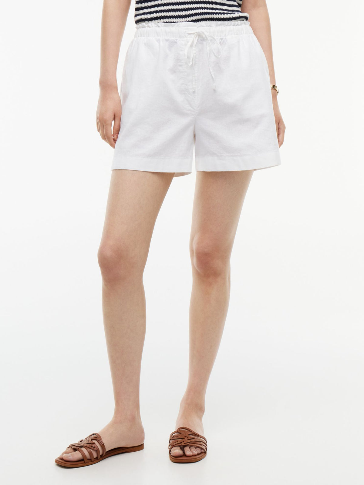 Tommy Hilfiger Linen-Cotton Blend Pull-On Short