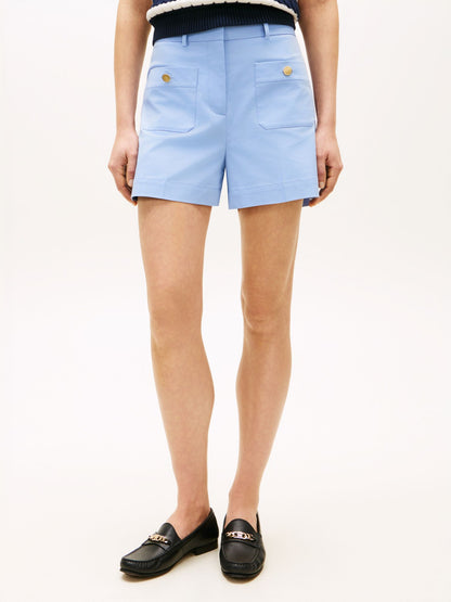Tommy Hilfiger Gold-Button Twill Pocket Short