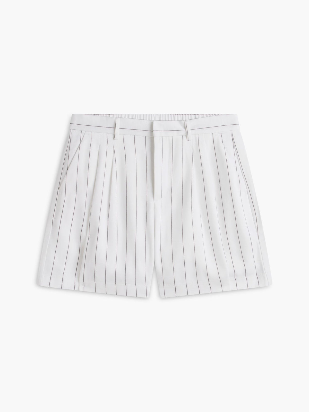 Tommy Hilfiger Pinstriped Pleated 5" Short