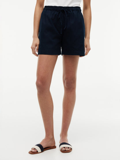 Tommy Hilfiger Linen-Cotton Blend Pull-On Short