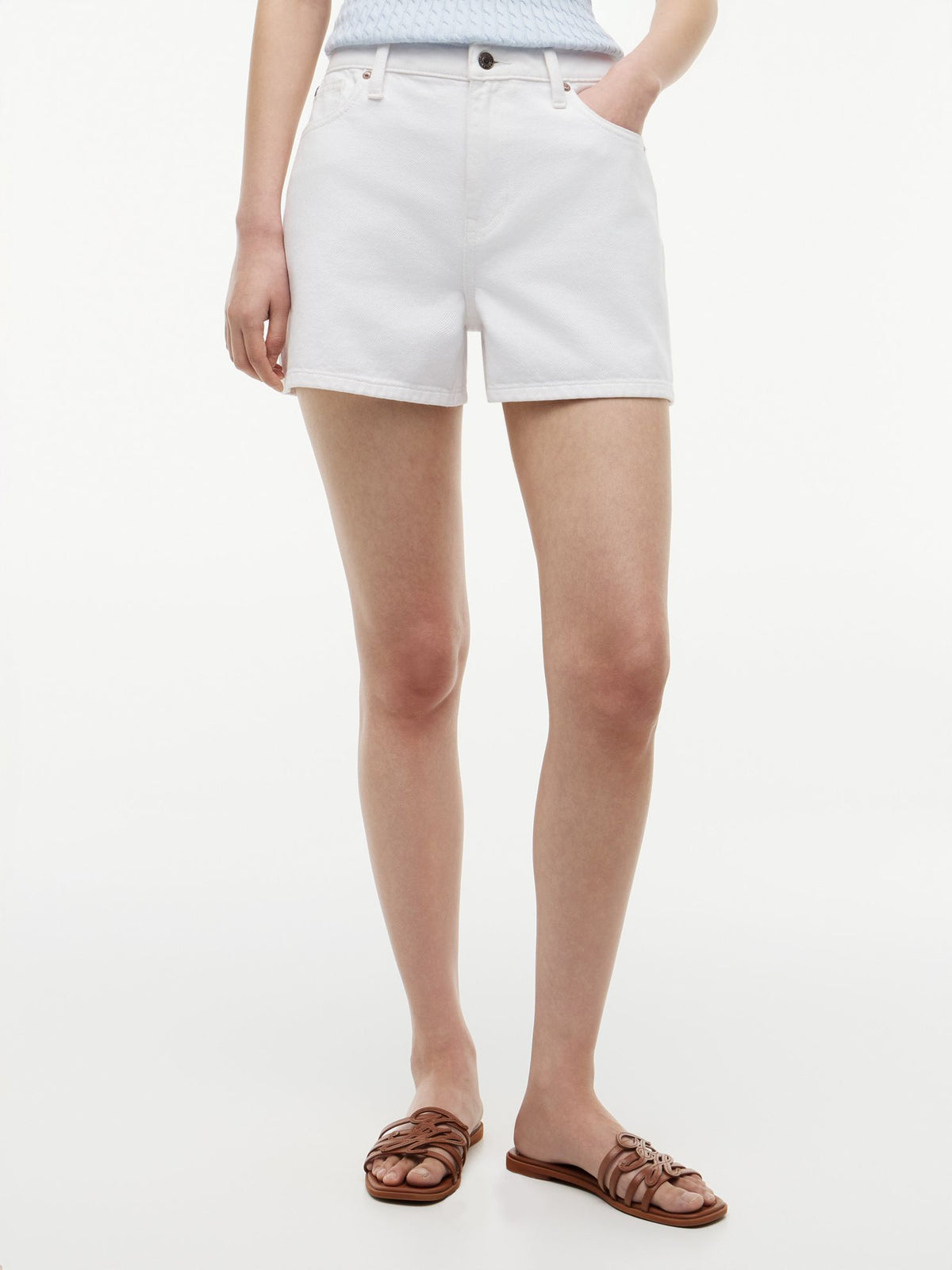 Tommy Hilfiger High-Rise Denim Flare Short