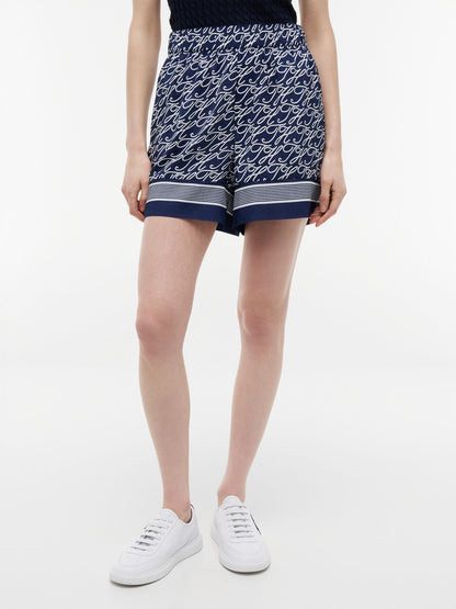 Tommy Hilfiger Allover Script Monogram Voile Short
