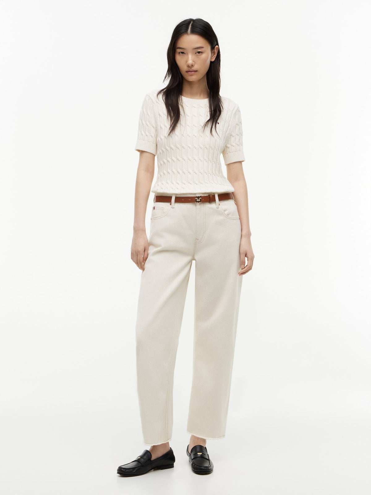 Tommy Hilfiger Stretch High-Rise Barrel Jean
