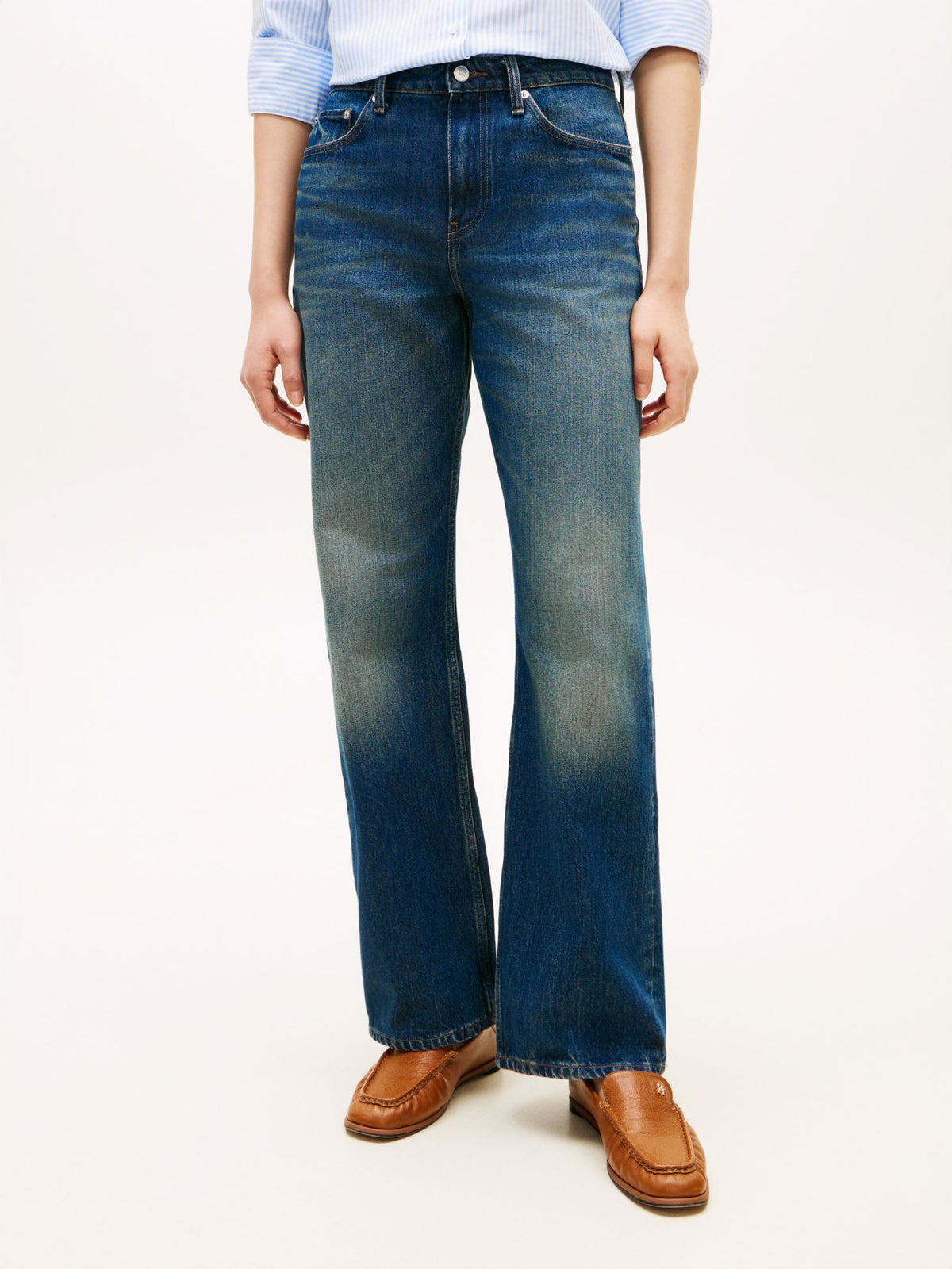 Tommy Hilfiger Mid-Rise Loose Straight Jean