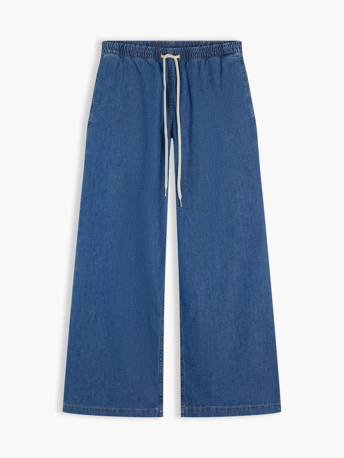 Tommy Hilfiger Mid-Rise Wide Leg Pull-On Jean
