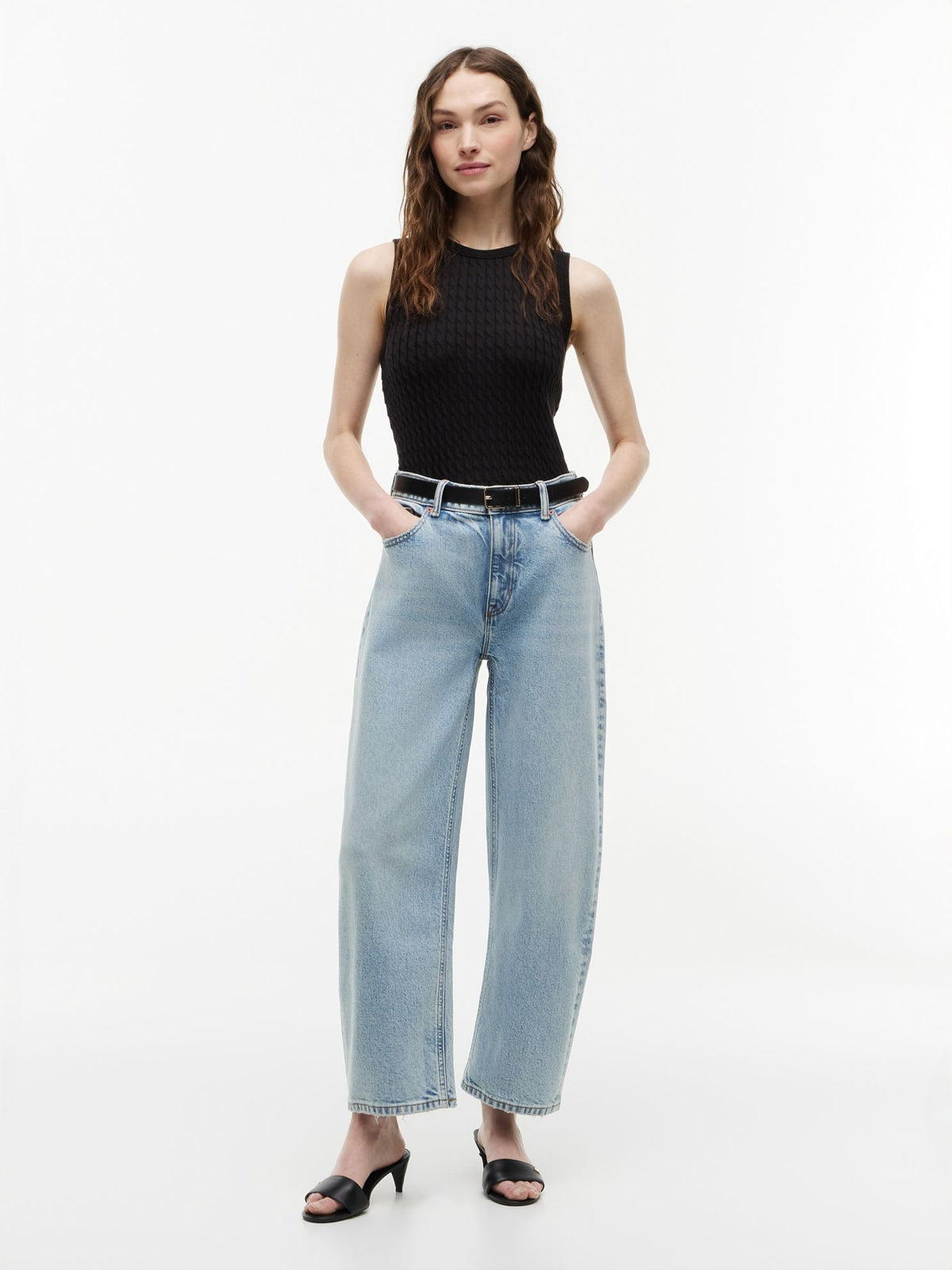 Tommy Hilfiger Stretch High-Rise Barrel Jean