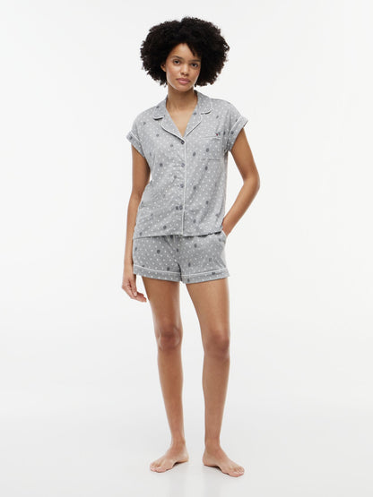 Tommy Hilfiger Short And Shirt Sleep Set