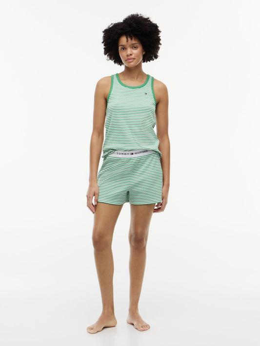Tommy Hilfiger Striped Tank Top & Short Sleep Set