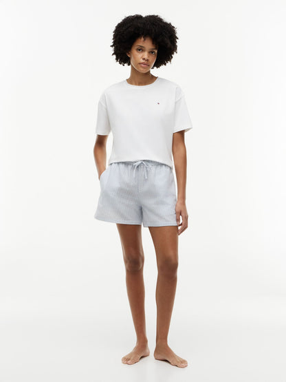 Tommy Hilfiger Short-Sleeve T-Shirt & Short Sleep Set