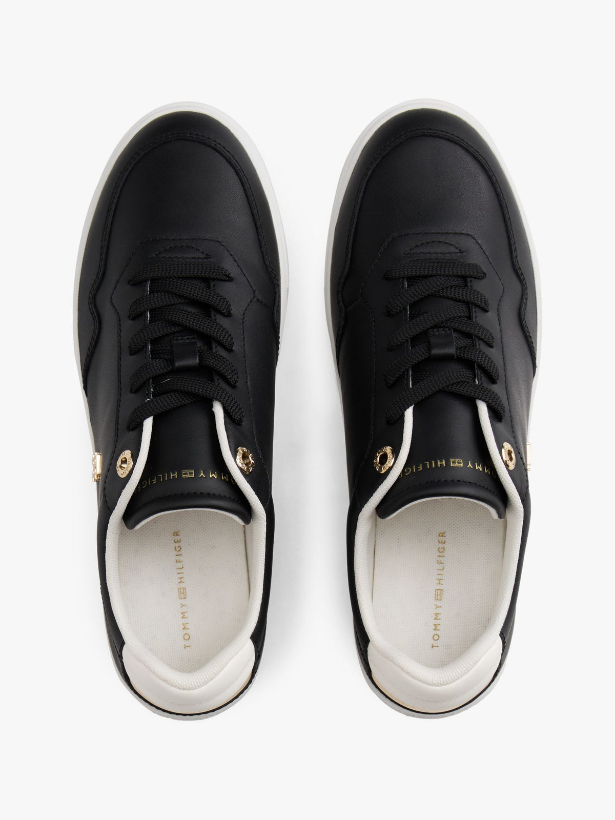Tommy Hilfiger Metallic Leather Court Sneaker