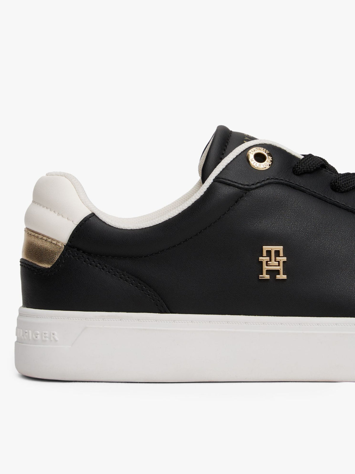 Tommy Hilfiger Metallic Leather Court Sneaker