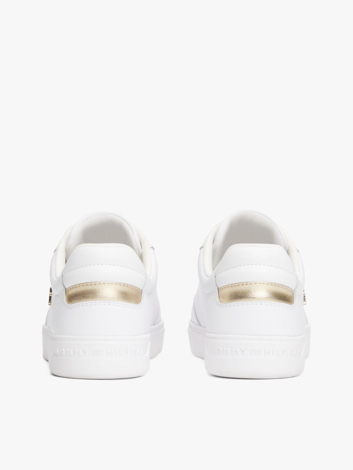 Tommy Hilfiger Metallic Accent Leather Court Sneaker