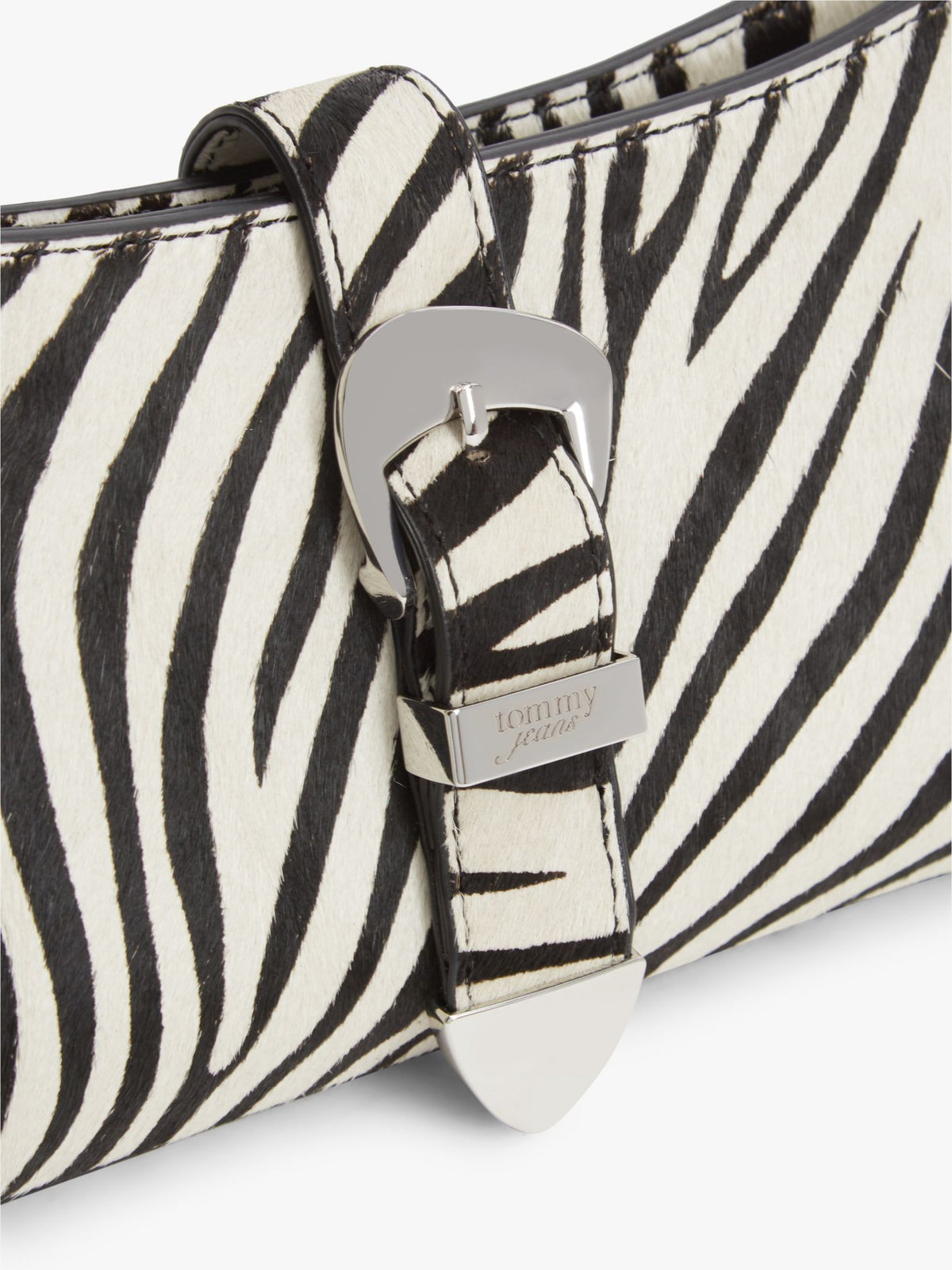 Tommy Hilfiger Tommy Jeans Zebra-Print Calf Hair Bag