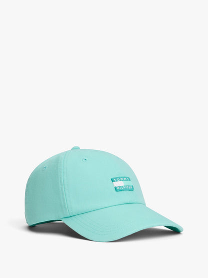 Tommy Hilfiger Tonal Flag Logo Canvas Baseball Cap