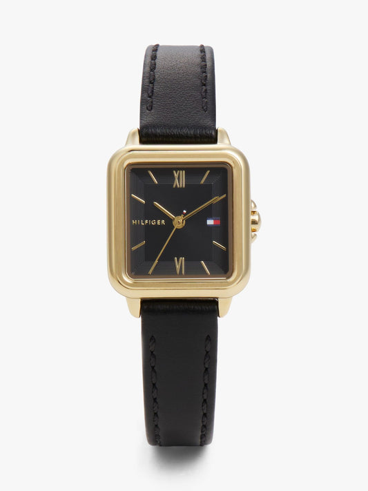 Tommy Hilfiger 24MM Leather Strap Dress Watch