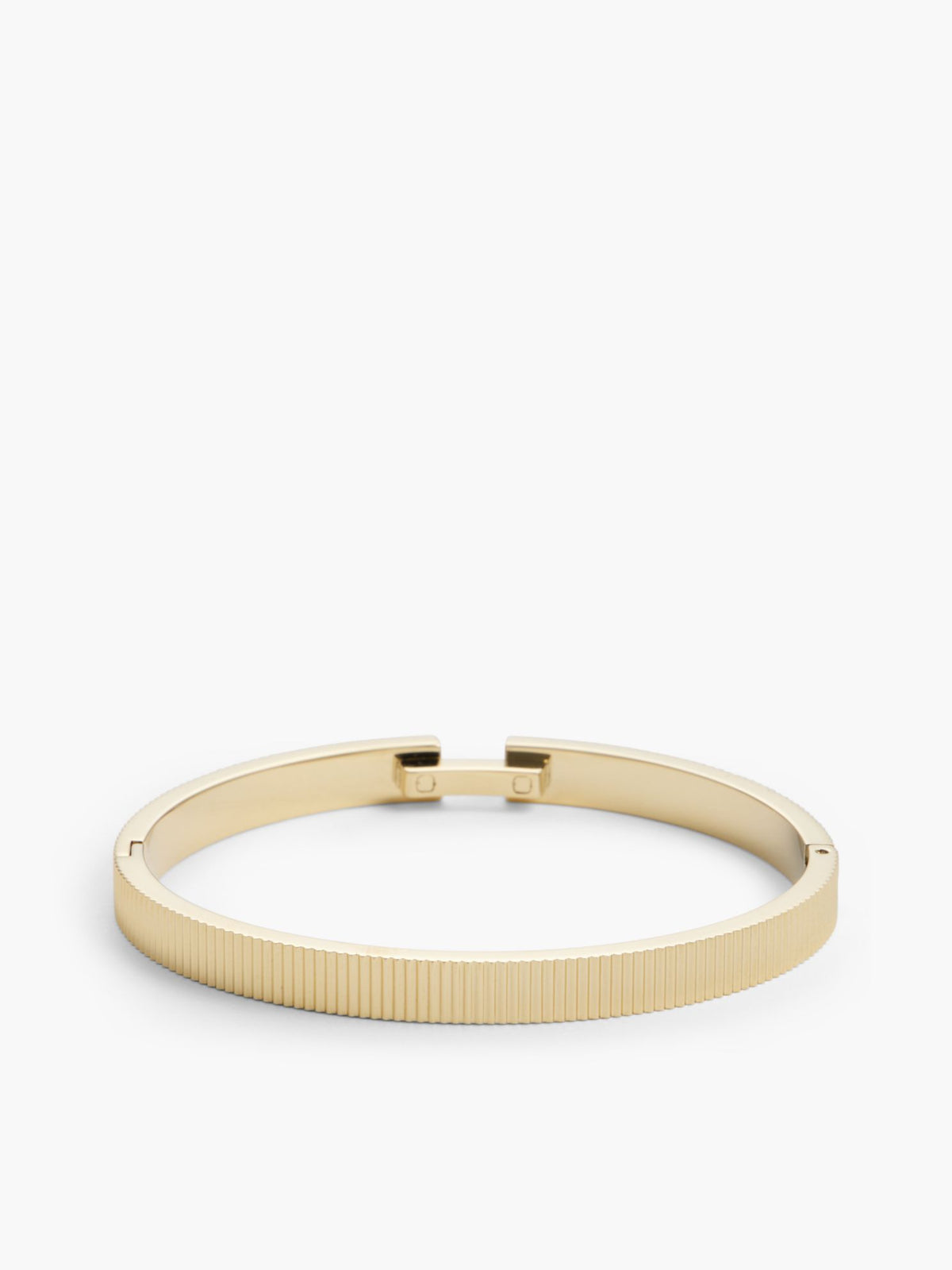 Tommy Hilfiger Signature Stripe Ridged Bangle Bracelet
