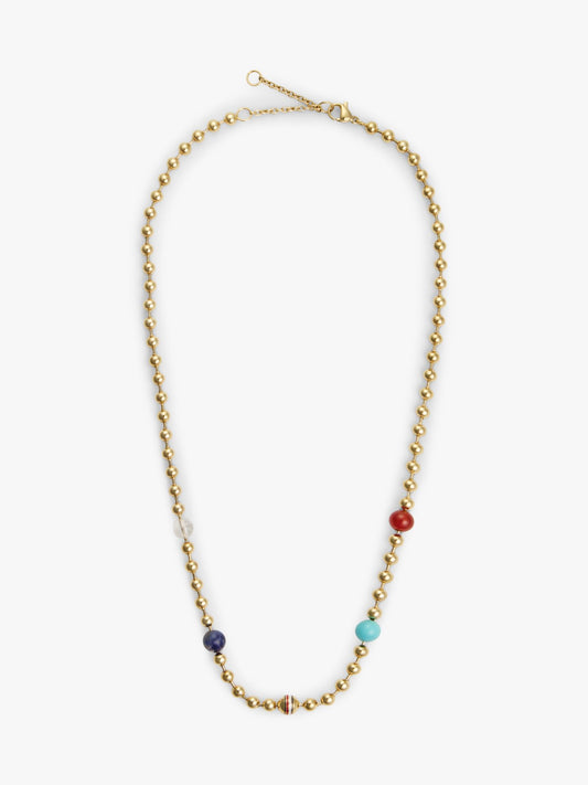 Tommy Hilfiger Boho Multicolor Beaded Necklace