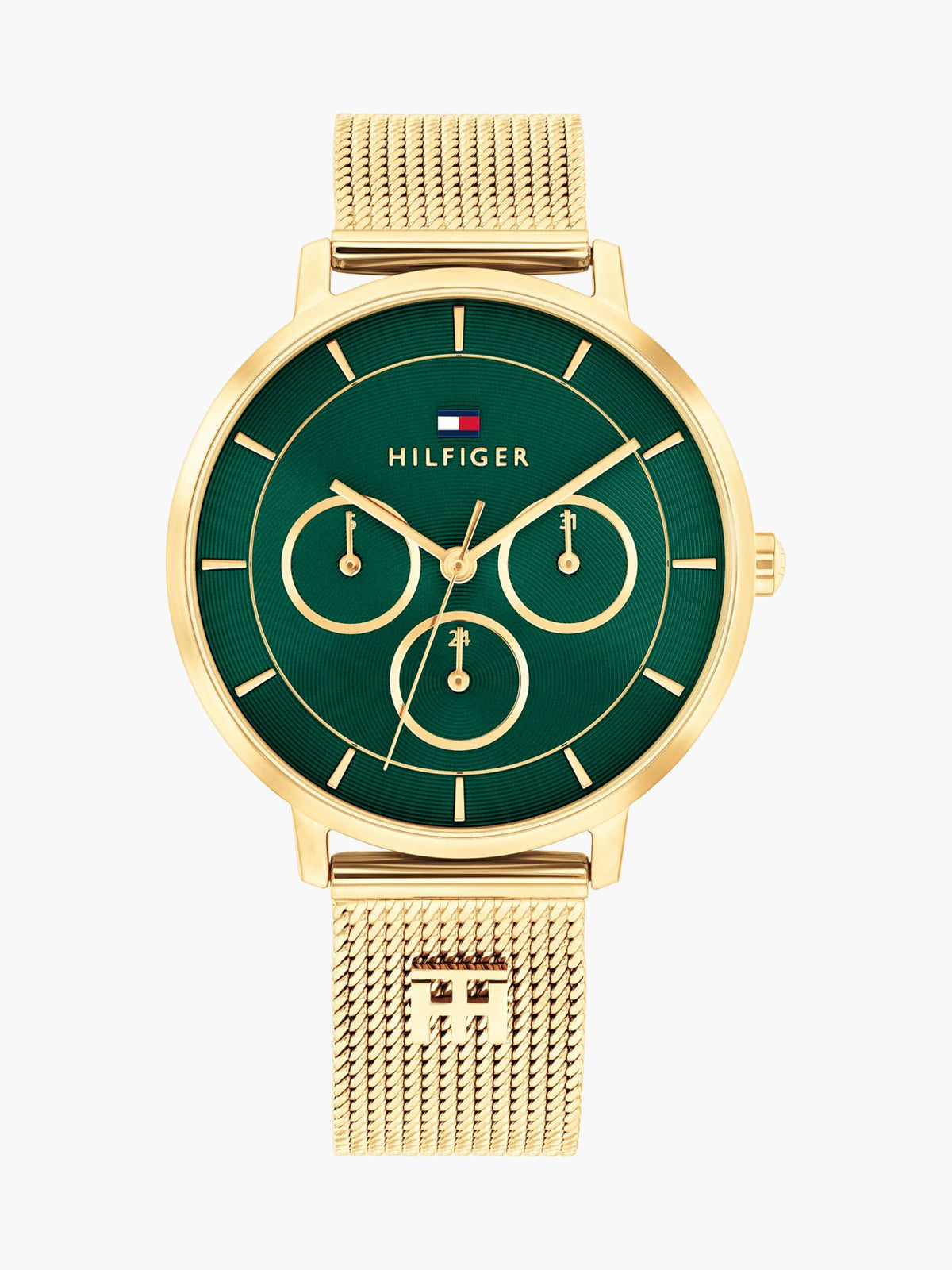 Tommy Hilfiger 36MM Monogram Accent Mesh Watch