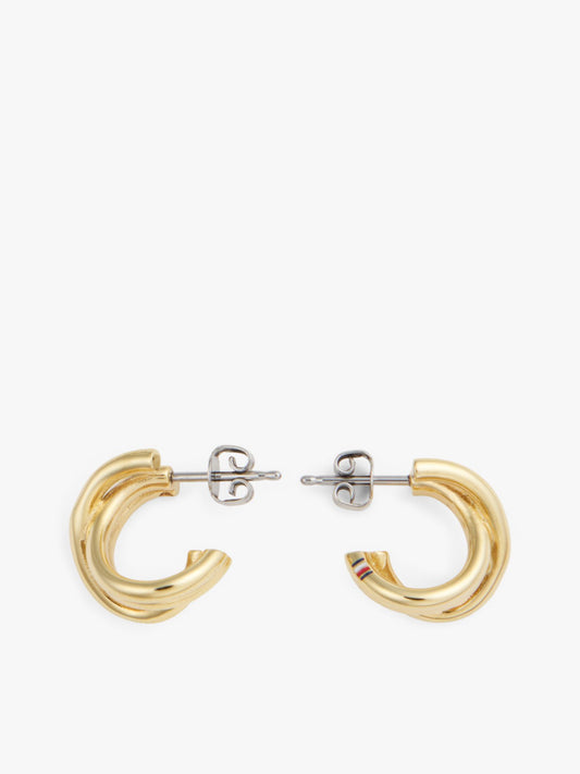 Tommy Hilfiger Nautical Knot Hoop Earring