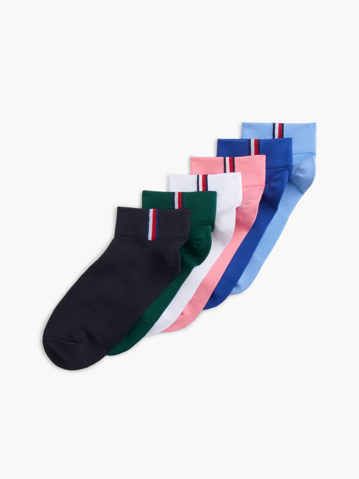 Tommy Hilfiger Signature Sport Quarter Top Sock 6-Pack