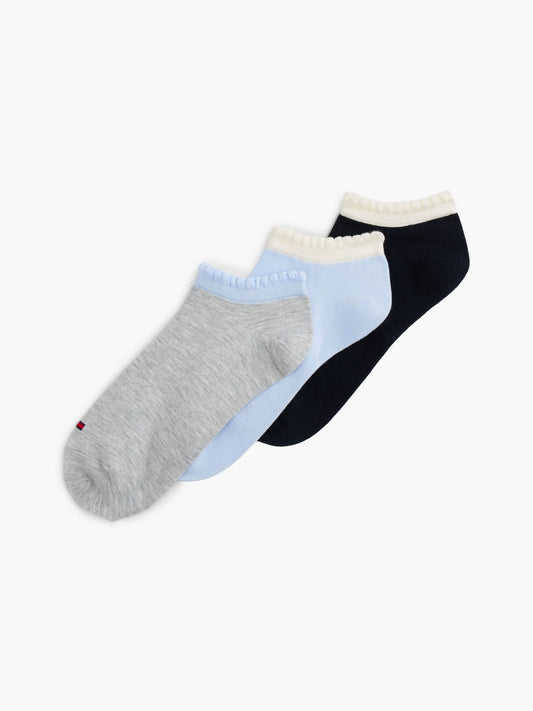 Tommy Hilfiger Scalloped Ankle Sock 3-Pack