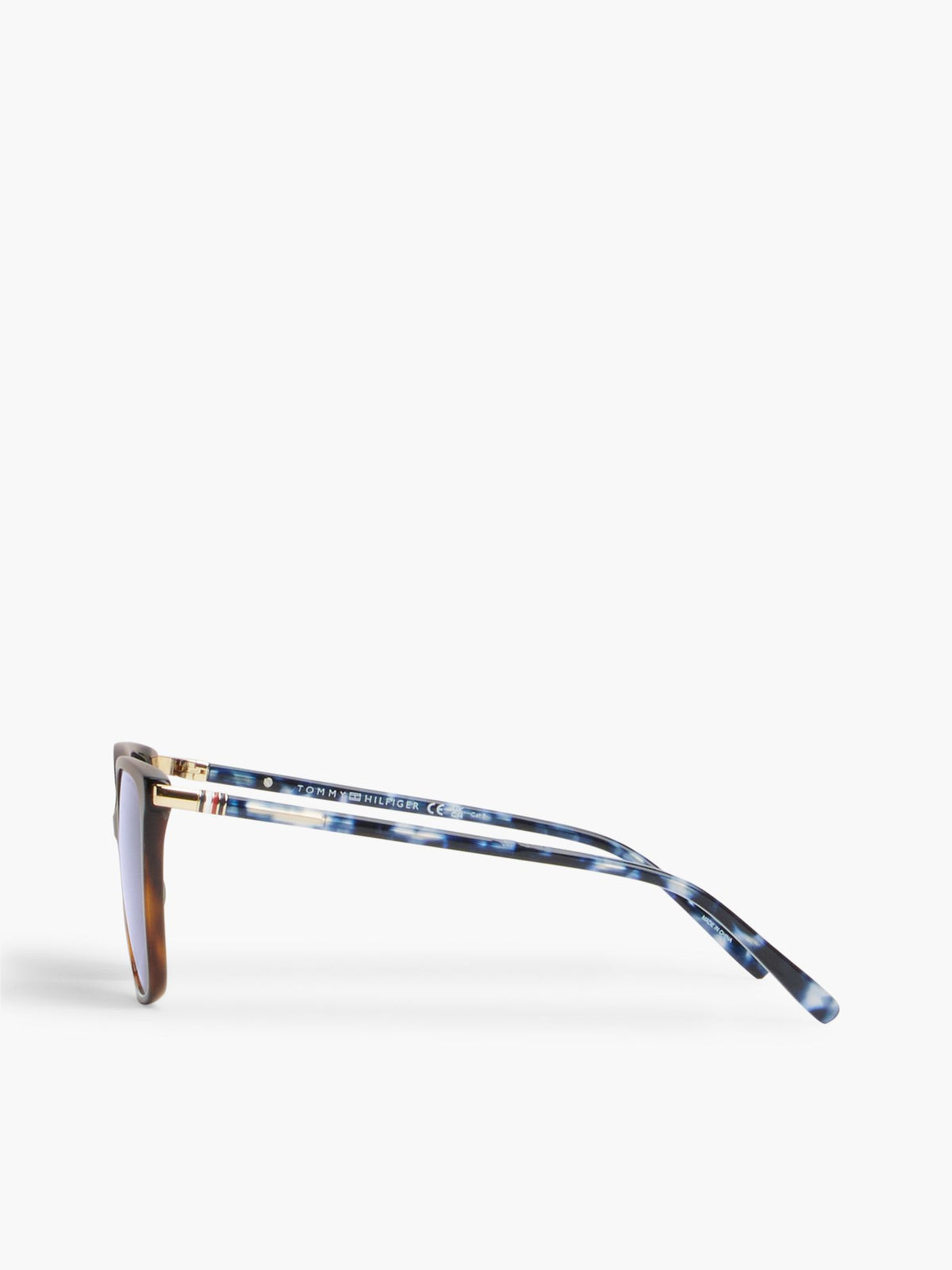 Tommy Hilfiger Cat-Eye Tortoise Acetate Sunglasses