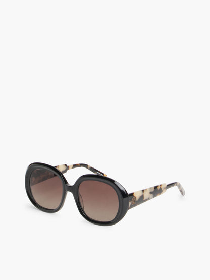 Tommy Hilfiger Bold Round Frame Acetate Sunglasses