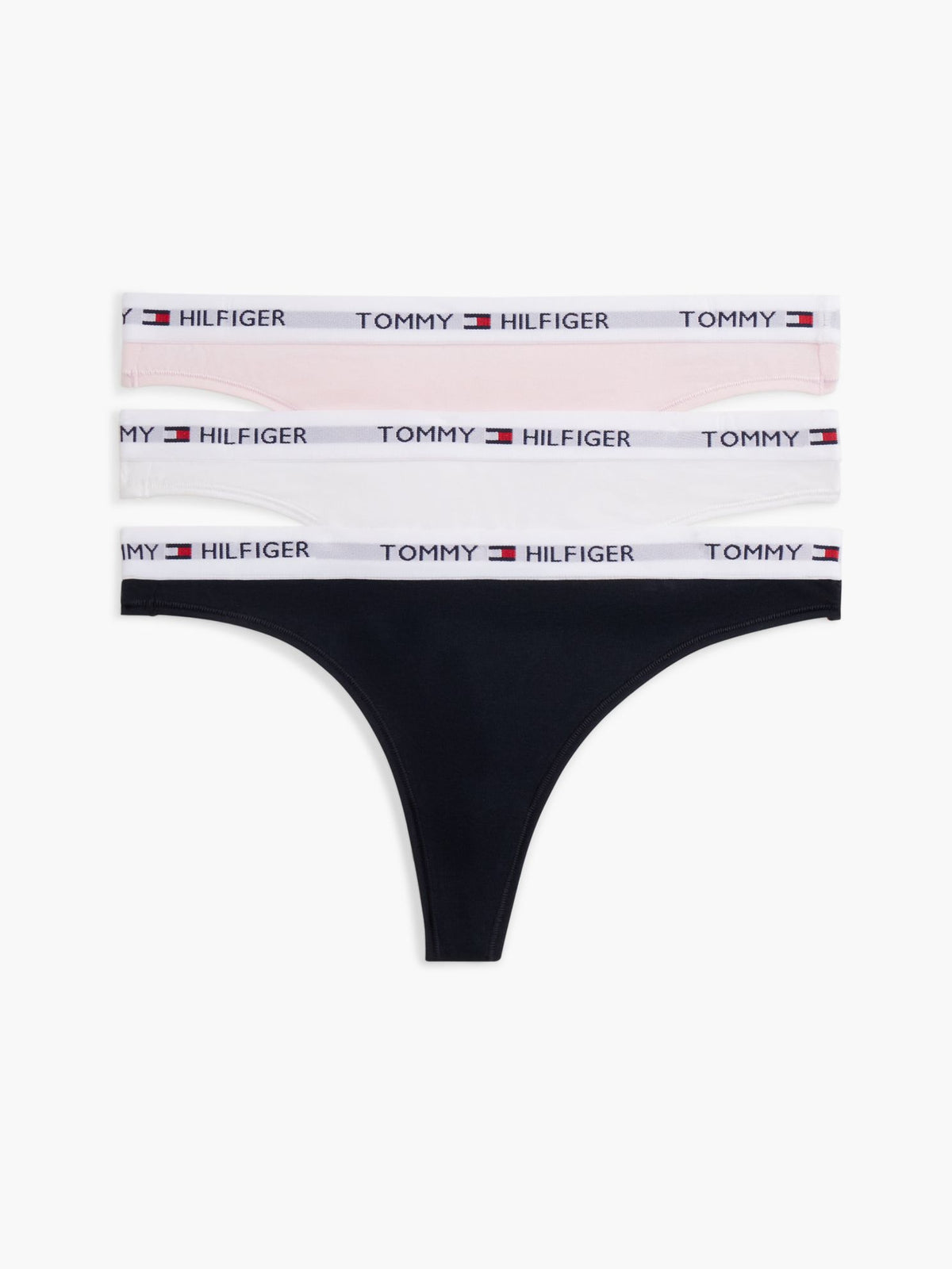 Tommy Hilfiger Tommy Logo Thong 3-Pack