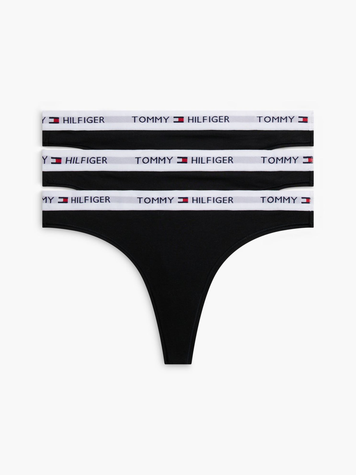 Tommy Hilfiger Tommy Logo Thong 3-Pack