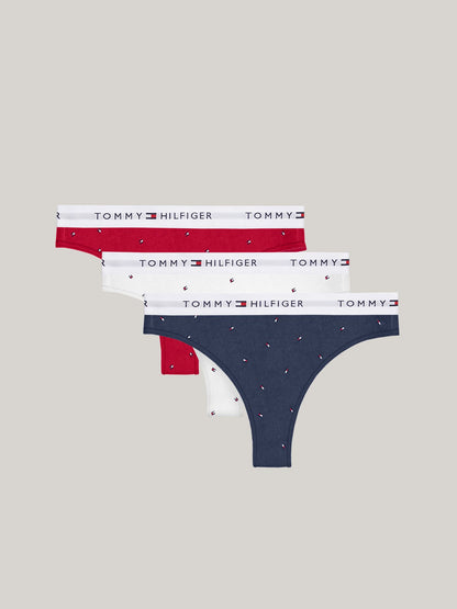 Tommy Hilfiger Cotton Classic Thong 3-Pack