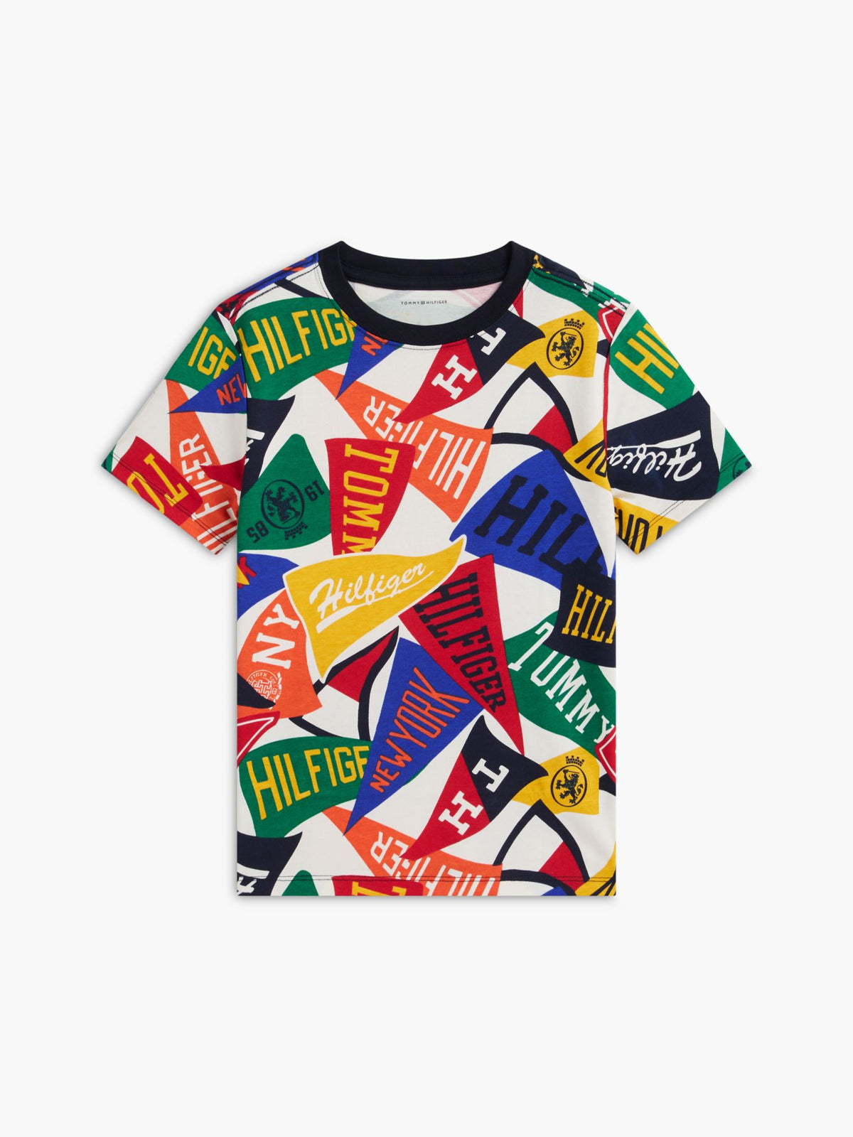 Tommy Hilfiger Kids' Allover Varsity Pennant T-Shirt