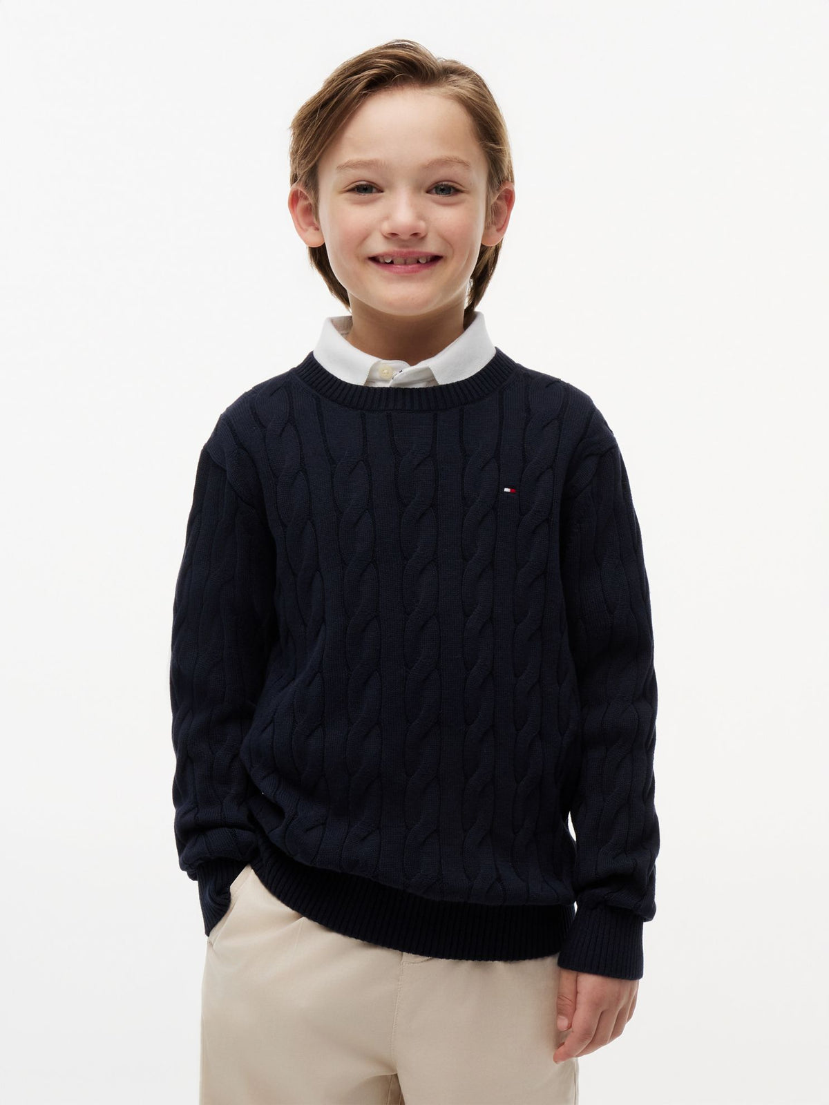 Tommy Hilfiger Kids' Cable Knit Sweater