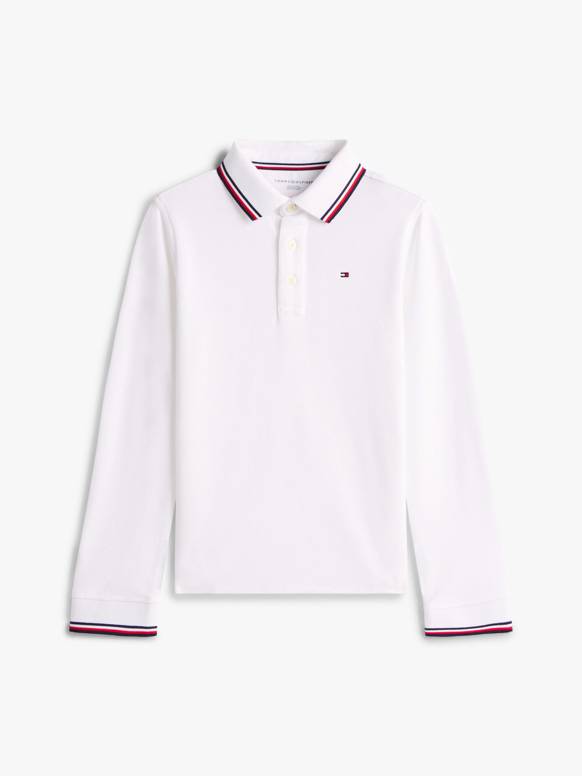 Tommy Hilfiger Kids' Long-Sleeve Tommy Wicking Polo
