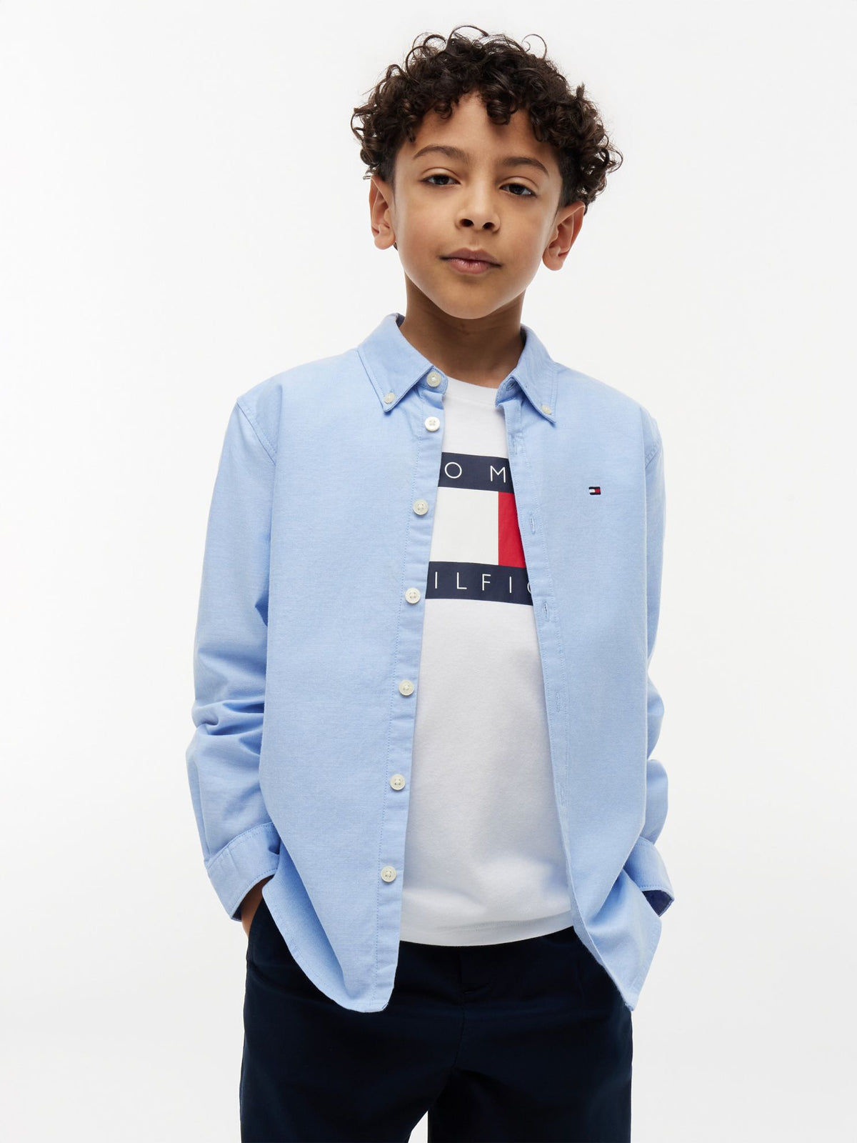 Tommy Hilfiger Kids' Stretch Oxford Shirt