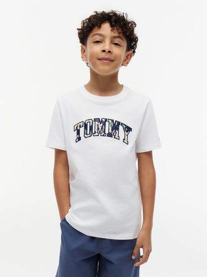 Tommy Hilfiger Kids' Floral Tommy Logo T-Shirt