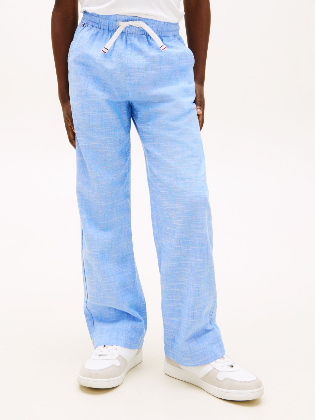 Tommy Hilfiger Kids' Slub Cotton Pull-On Pant