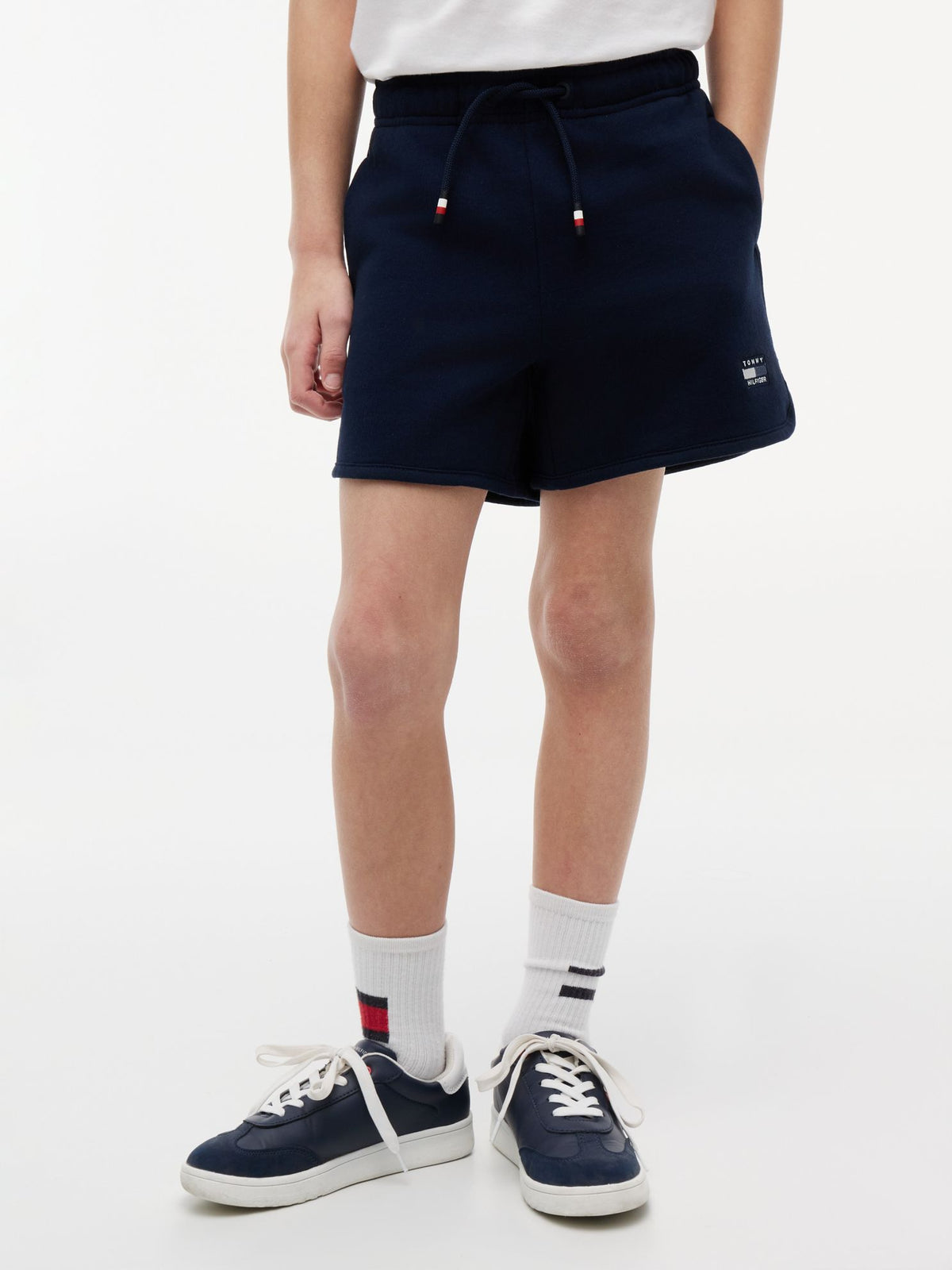 Tommy Hilfiger Kids' Tonal Flag Logo Sweatshort