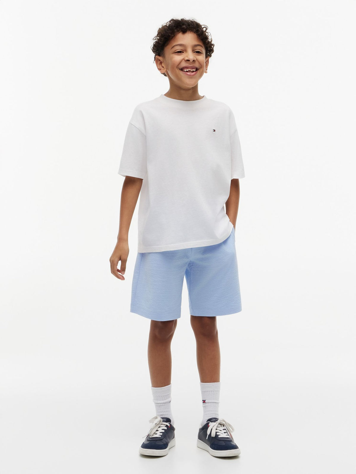 Tommy Hilfiger Kids' Stretch Seersucker Short