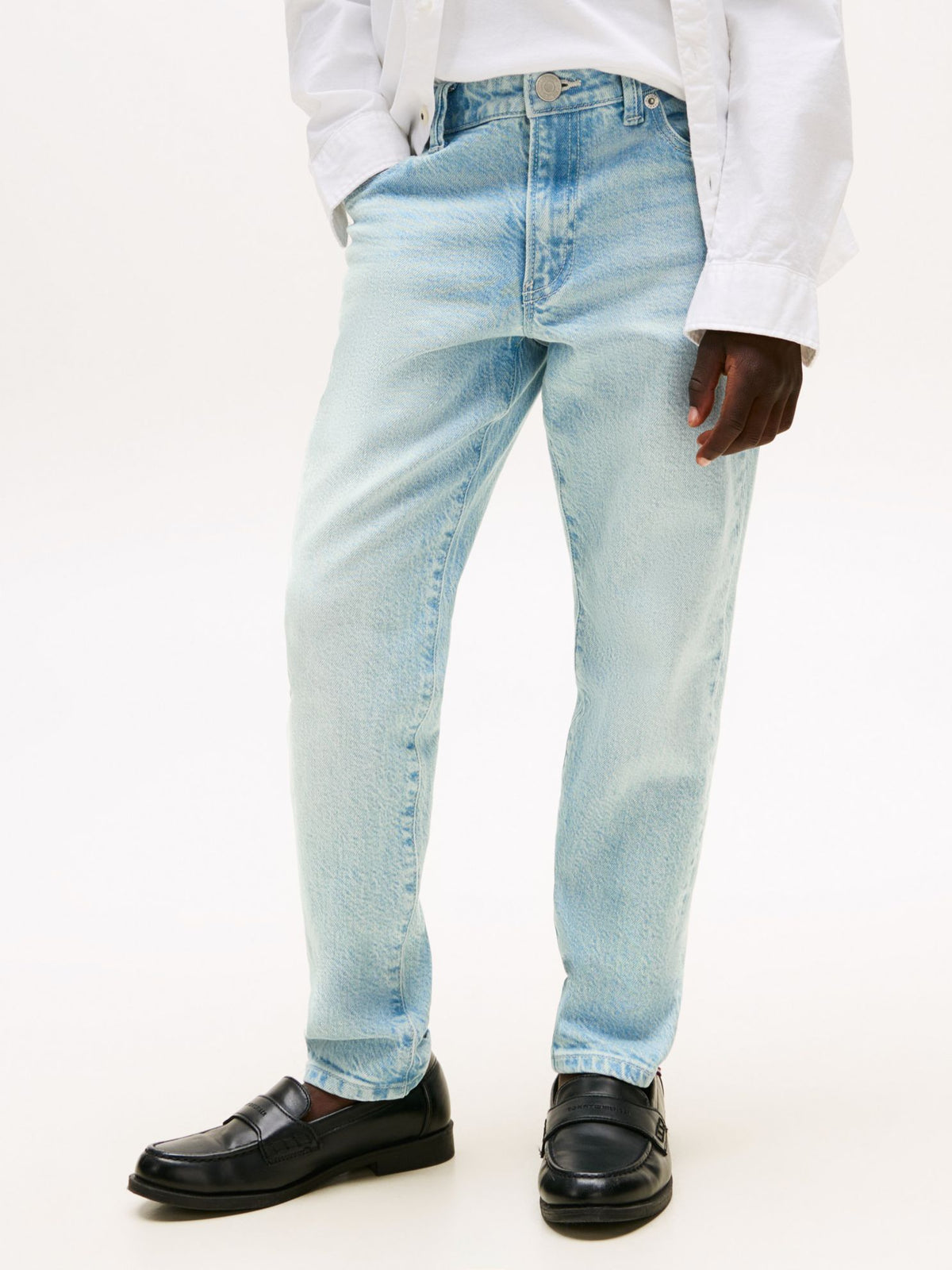 Tommy Hilfiger Kids' Bleached Wash Straight Jean