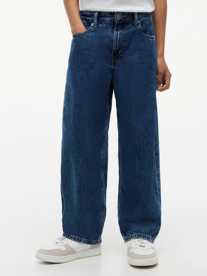 Tommy Hilfiger Kids' Medium Wash Baggy Jean