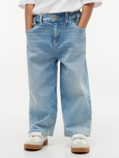 Tommy Hilfiger Kids' Wide Leg Pull-On Jean
