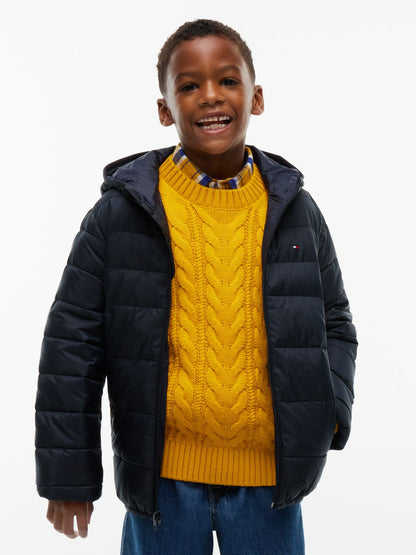 Tommy Hilfiger Kids' Water-Resistant Packable Jacket