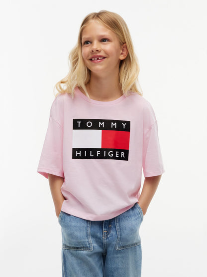 Tommy Hilfiger Kids' Classic Flag Badge T-Shirt