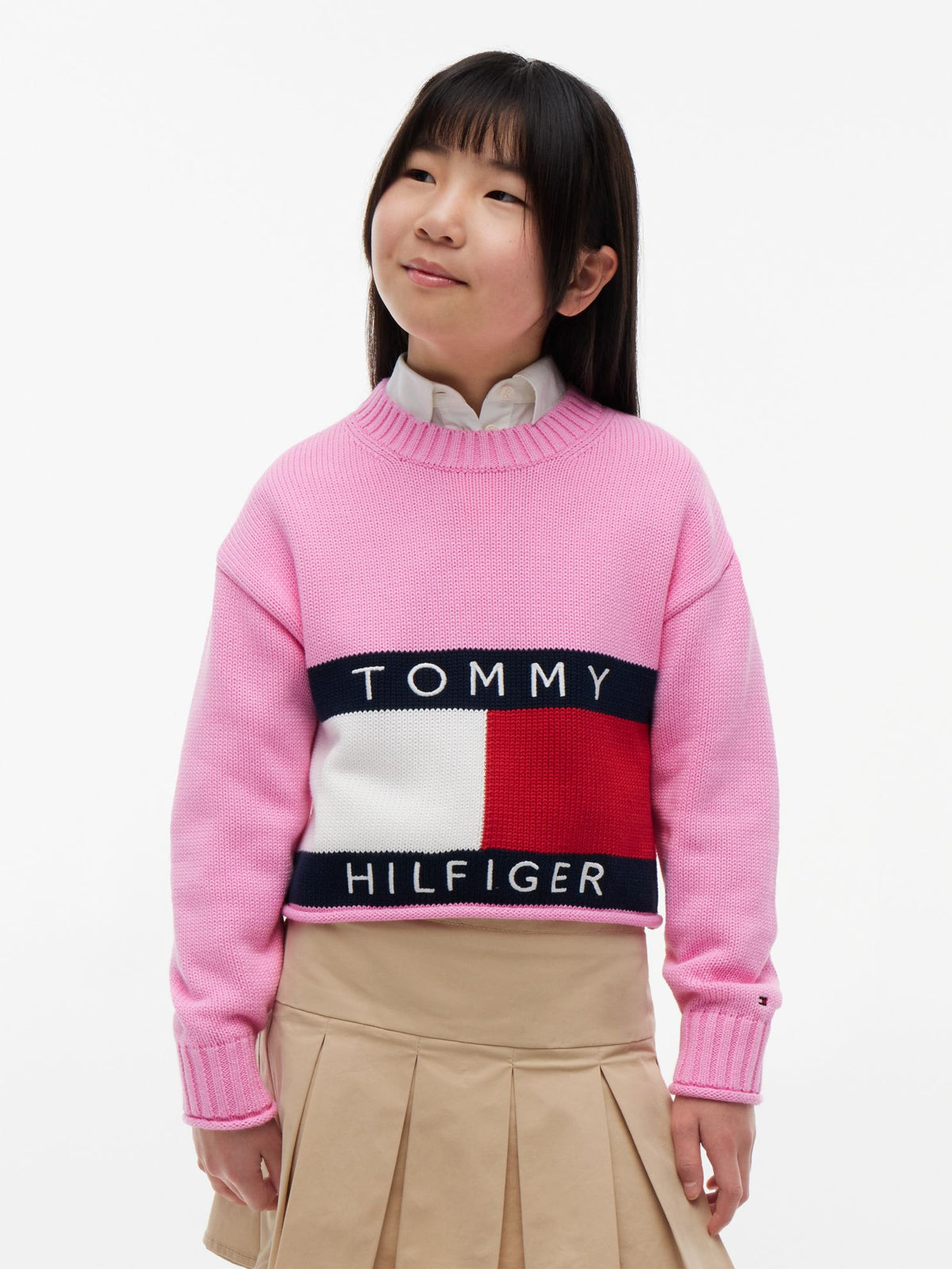 Tommy Hilfiger Kids' Flag Logo Sweater