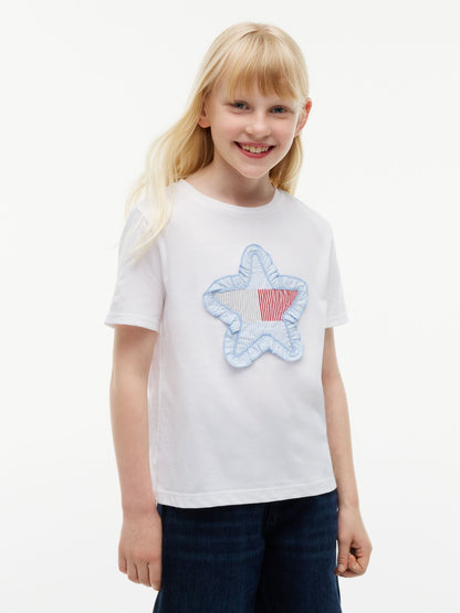 Tommy Hilfiger Kids' Patch Star Logo T-Shirt
