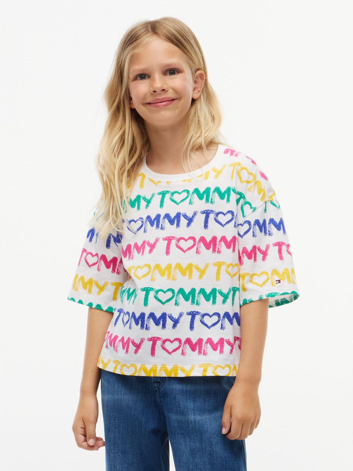 Tommy Hilfiger Kids' Allover Tommy Logo T-Shirt